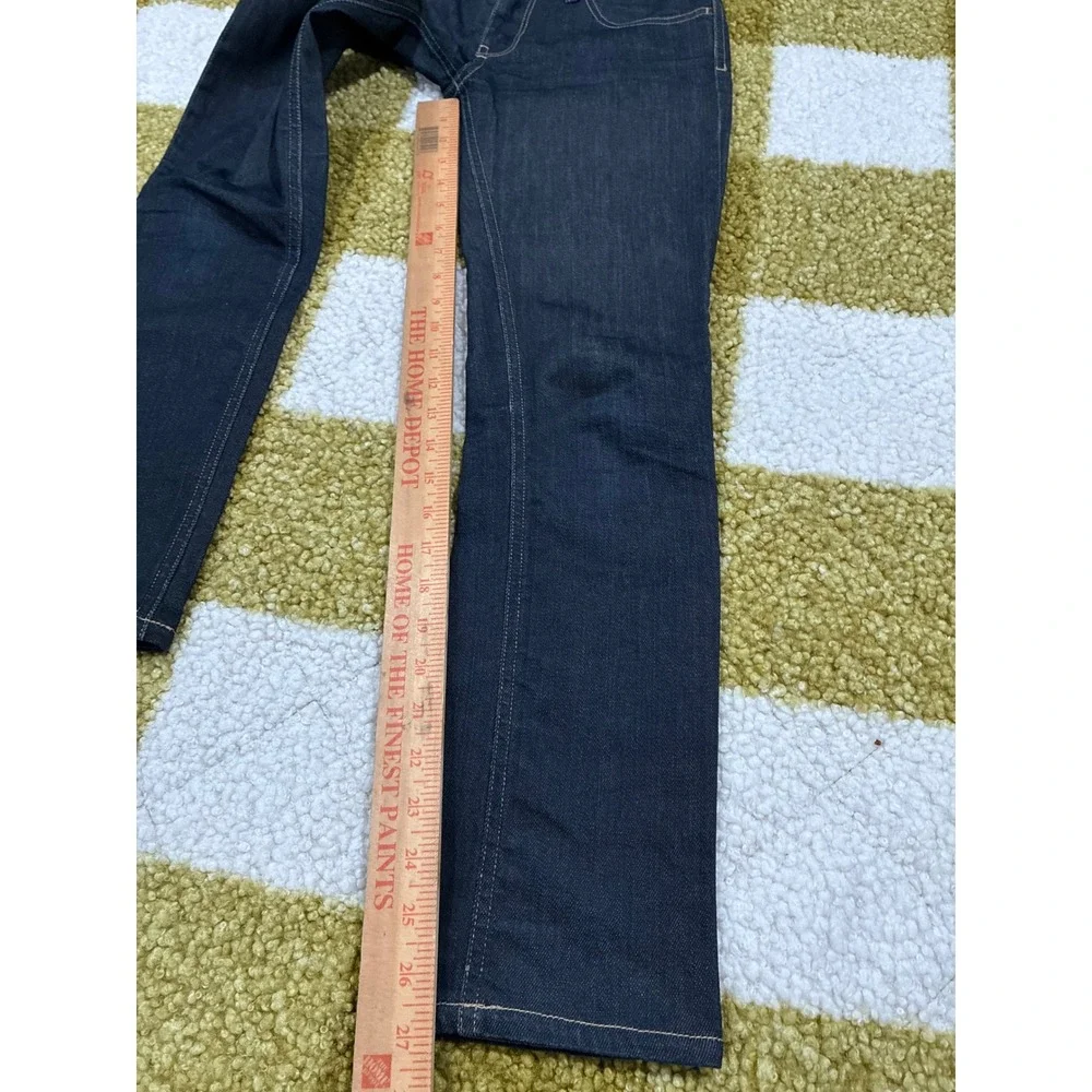 Diesel Livy Slim Straight Dark Wash Jeans Womens Size‎ 25 W25 L32 Stretch Denim